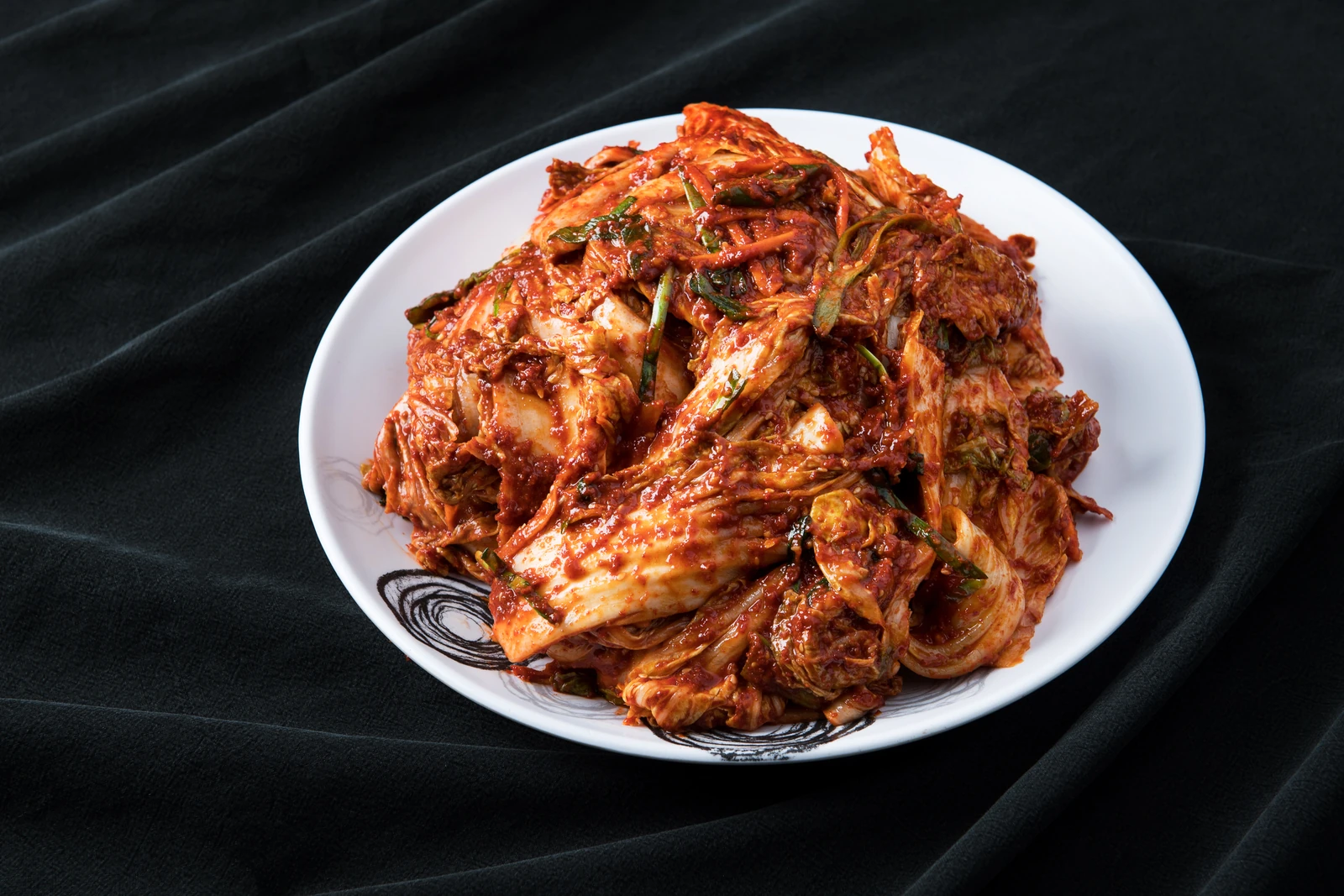 명품상무팥죽 배추김치 실제 상차림 사진